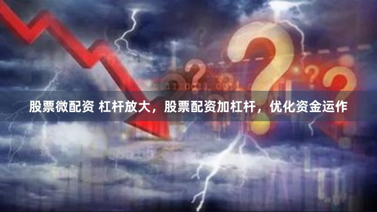 股票微配资 杠杆放大，股票配资加杠杆，优化资金运作