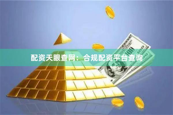 配资天眼查网：合规配资平台查询